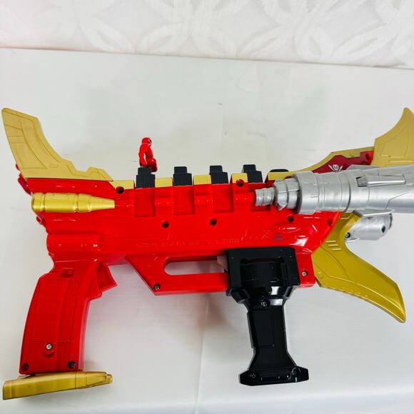 5 for $25| Bandai Power Rangers Super Mega Force Blaster Cannon Gun, 2 Keys - Picture 6 of 6
